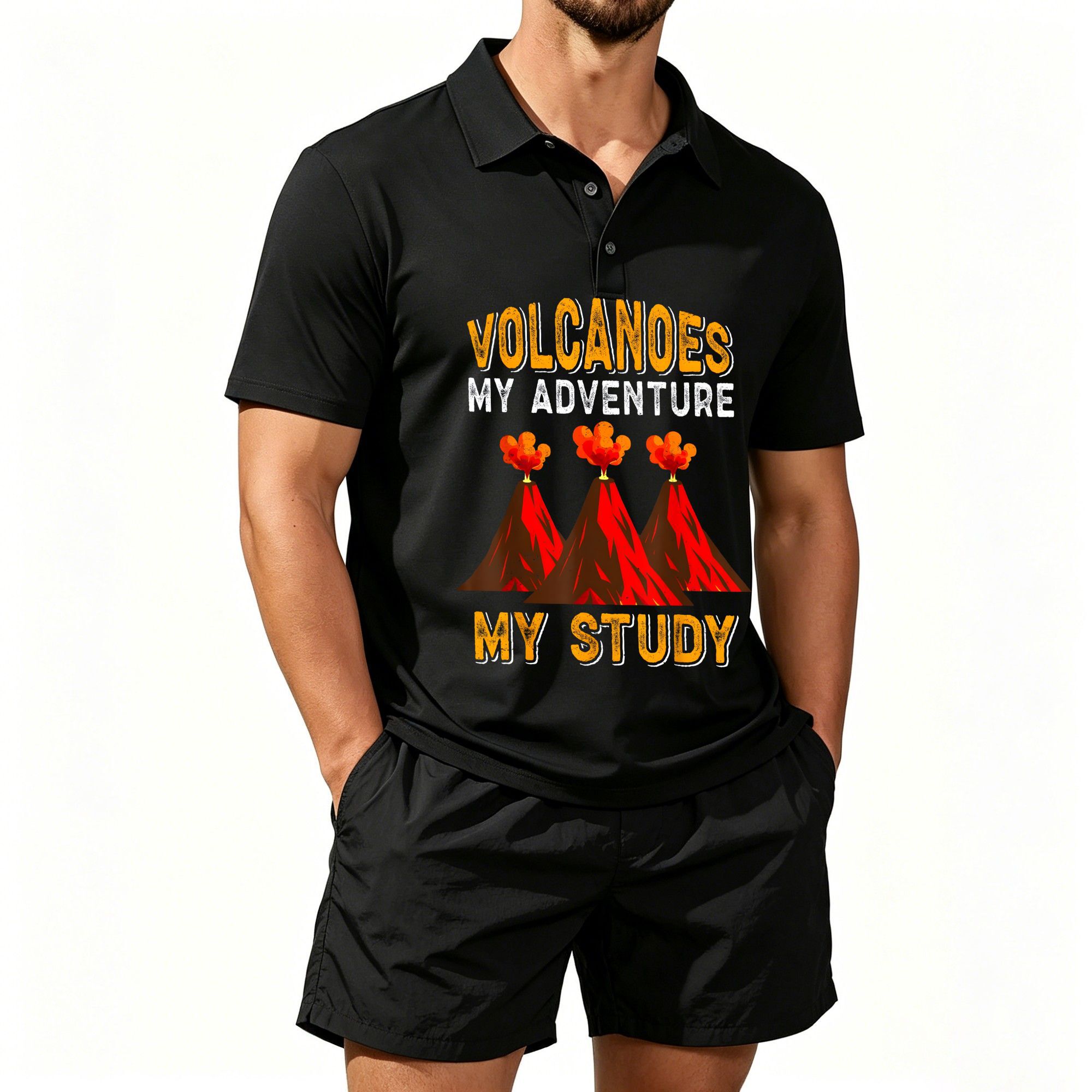 Outdoor Adventures - Men's Short-Sleeved Polo Shirt Set, My
