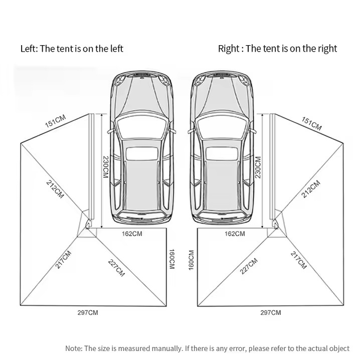 Outdoor Adventure Degree - Outdoor Adventures Car Side Camper Tent