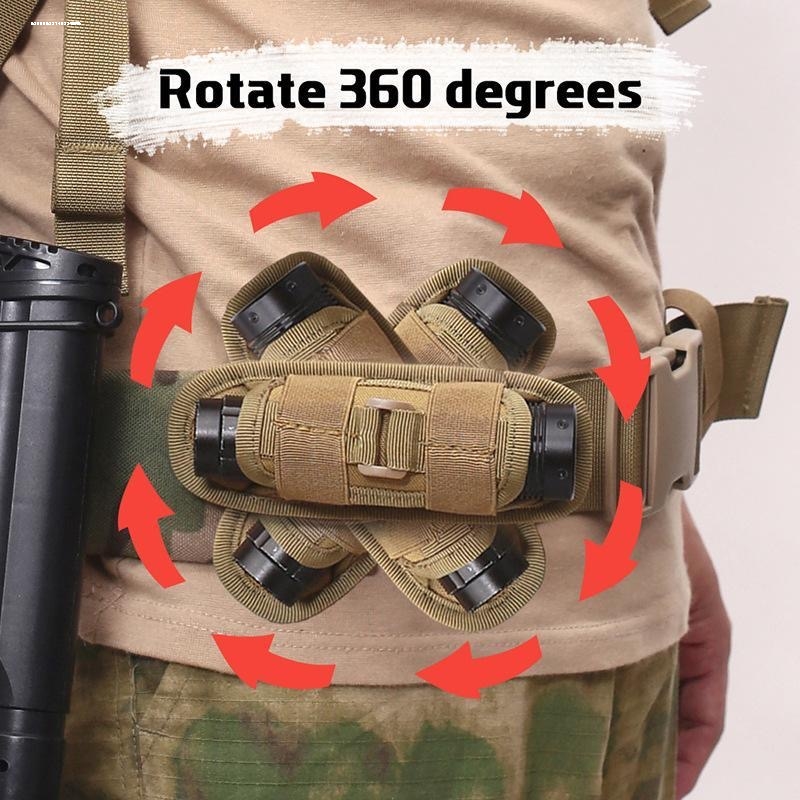 Outdoor Adventure Degree - Tactical flashlight waist bag multifunctional adventure