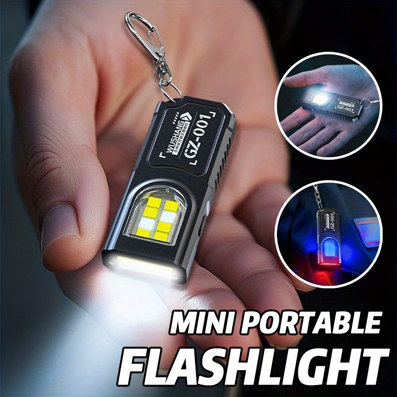 Outdoor Adventure Camp - Powerful Mini COB LED Keychain Flashlight