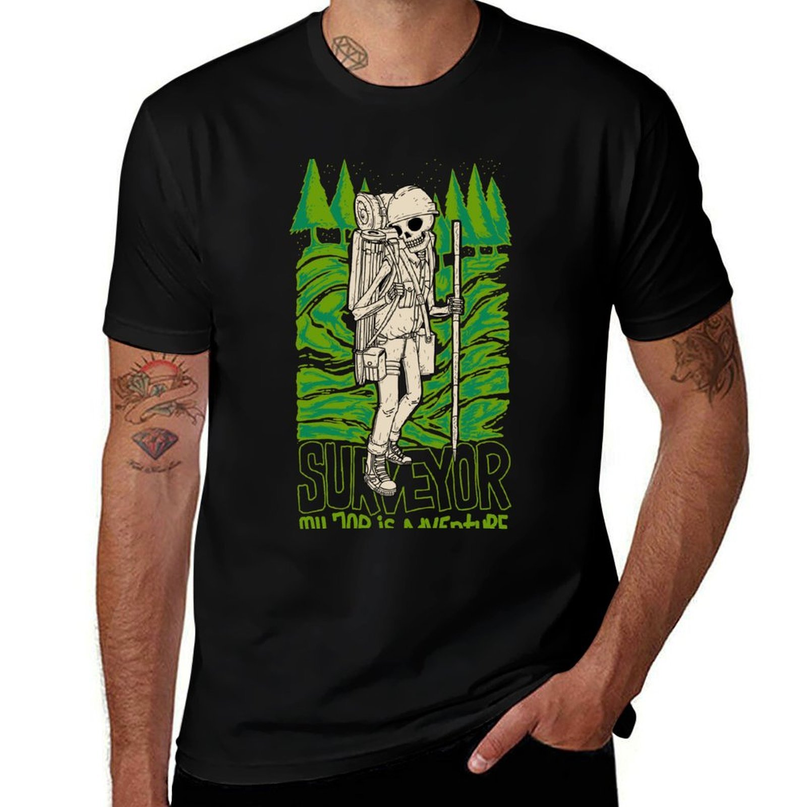 Outdoor Adventure Jobs - MY JOB IS ADVENTURE T-Shirt Sun