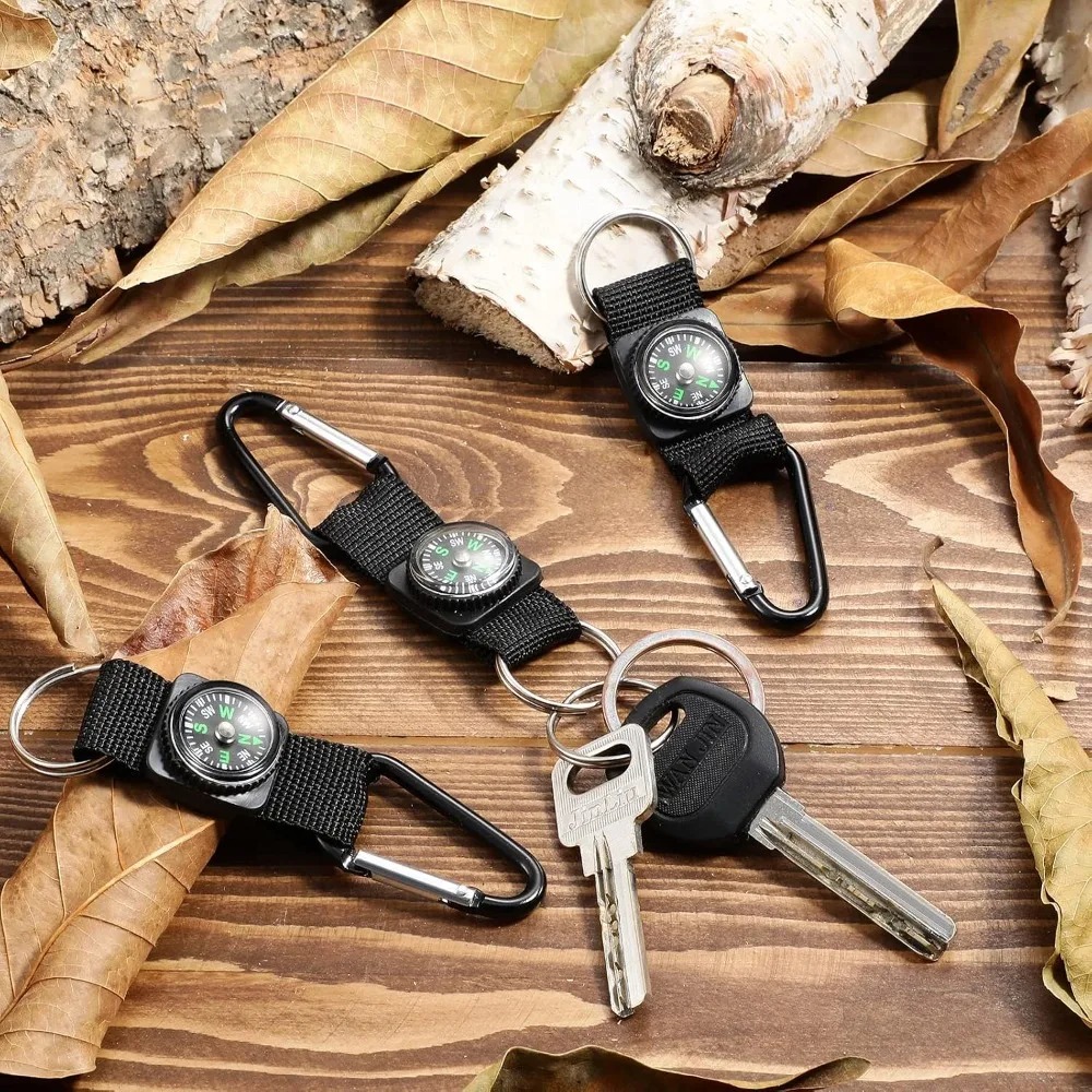 Outdoor Adventure Birthday Party - 6 Pcs Compass for Bulk Belt