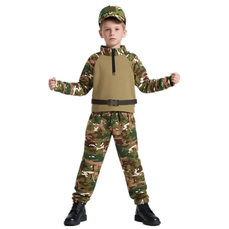 Outdoor Adventure For Kids - Kids Adults Camouflage Frog Outfit Summer