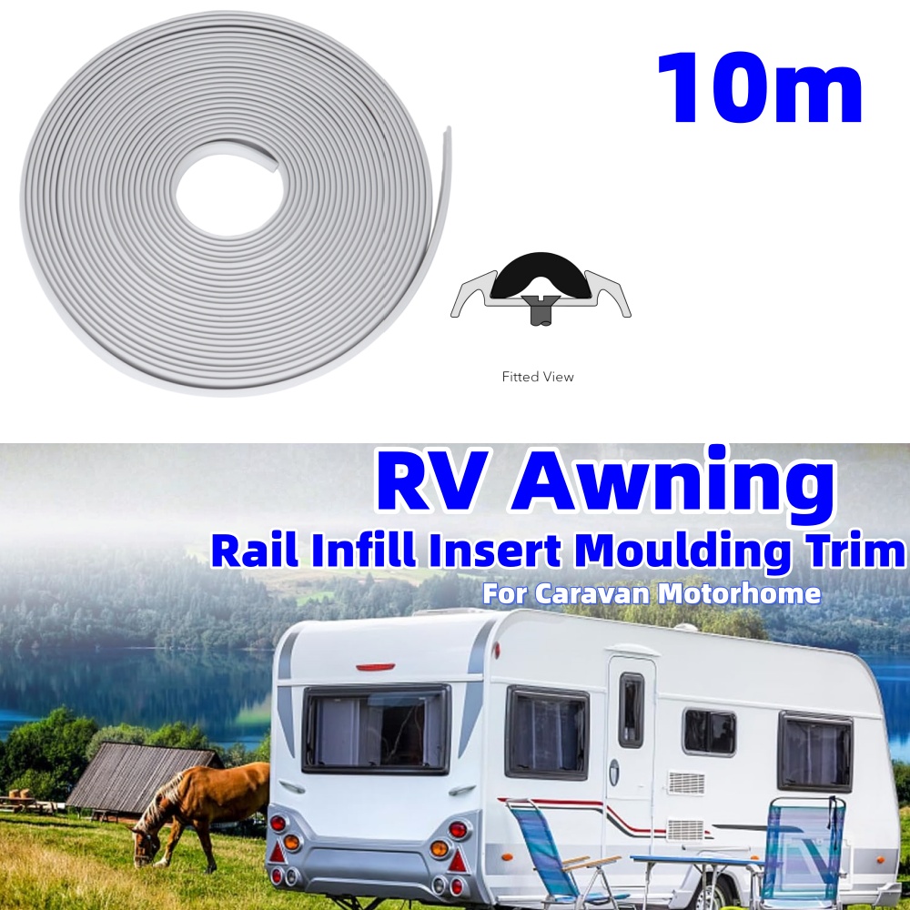 Outdoor Adventures - 10m RV Awning Rail Infill Insert