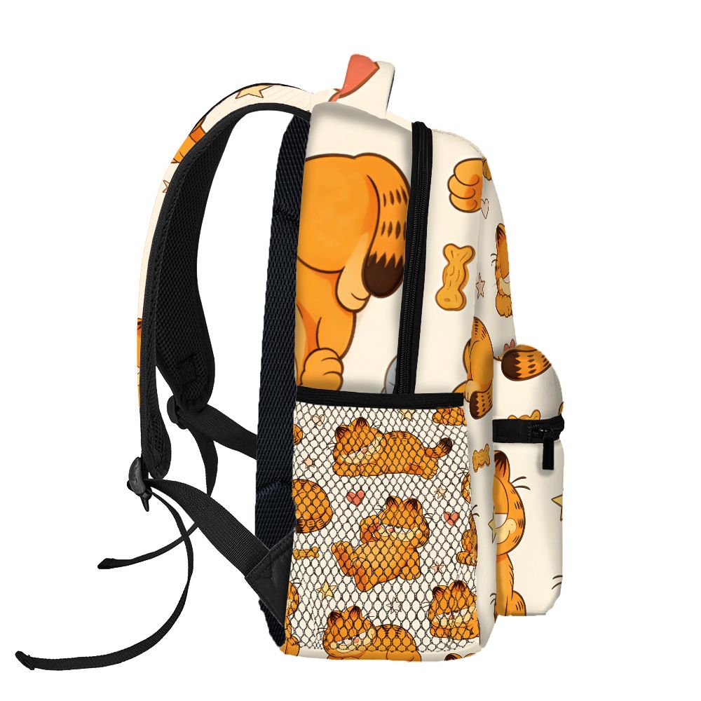 Outdoor Adventures - Funny Lazy Garfield Backpack Star Heart