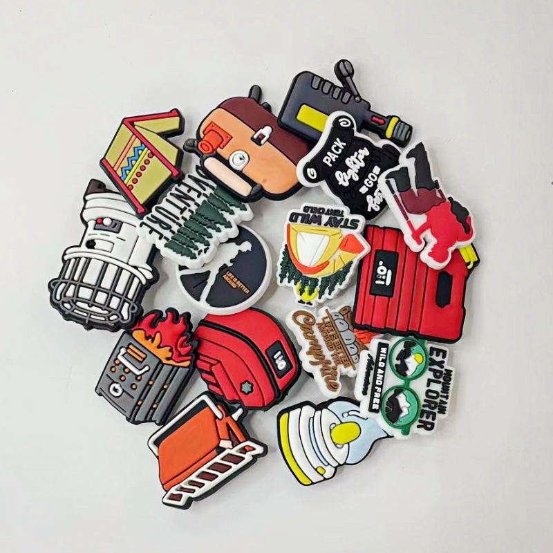 16Pcs Camping Shoe Charms, Out - огляд і ціна Outdoor Adventure Birthday Party