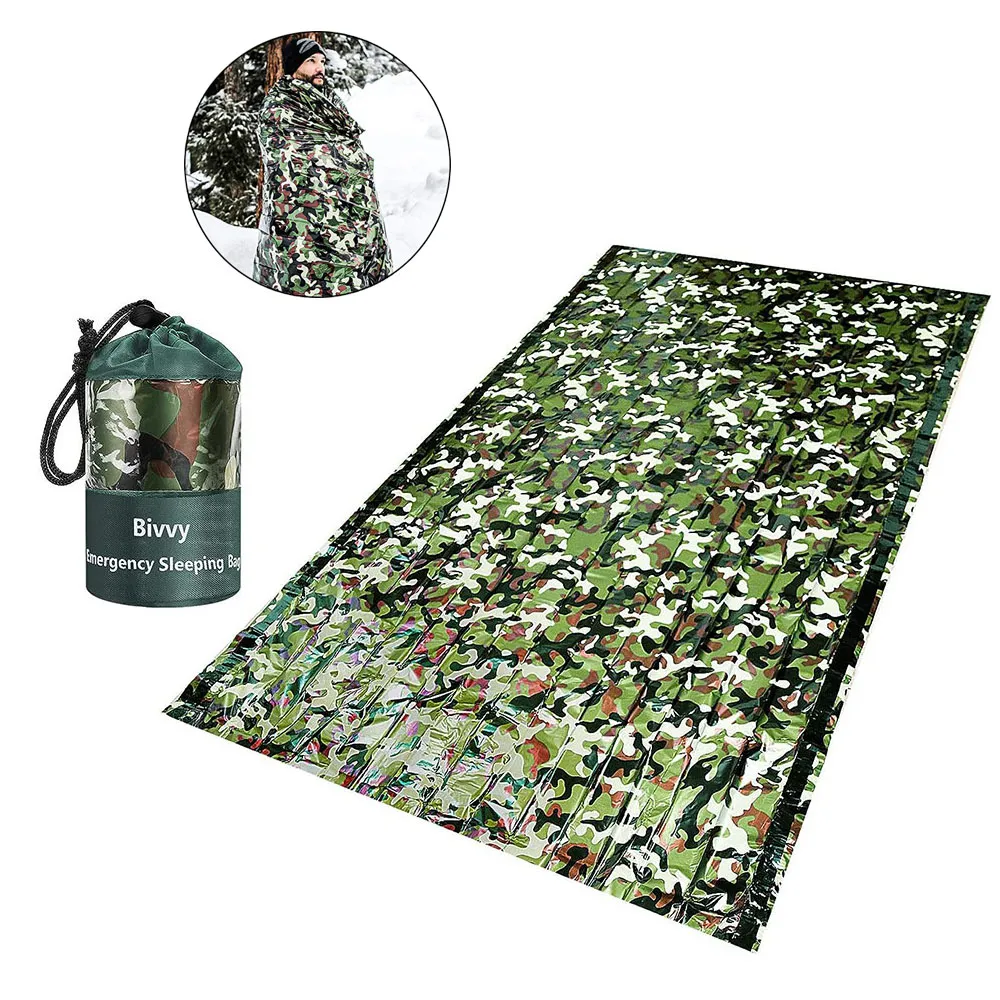 PE Emergency Sleeping Bag Camo - огляд і ціна Outdoor Adventure Kit