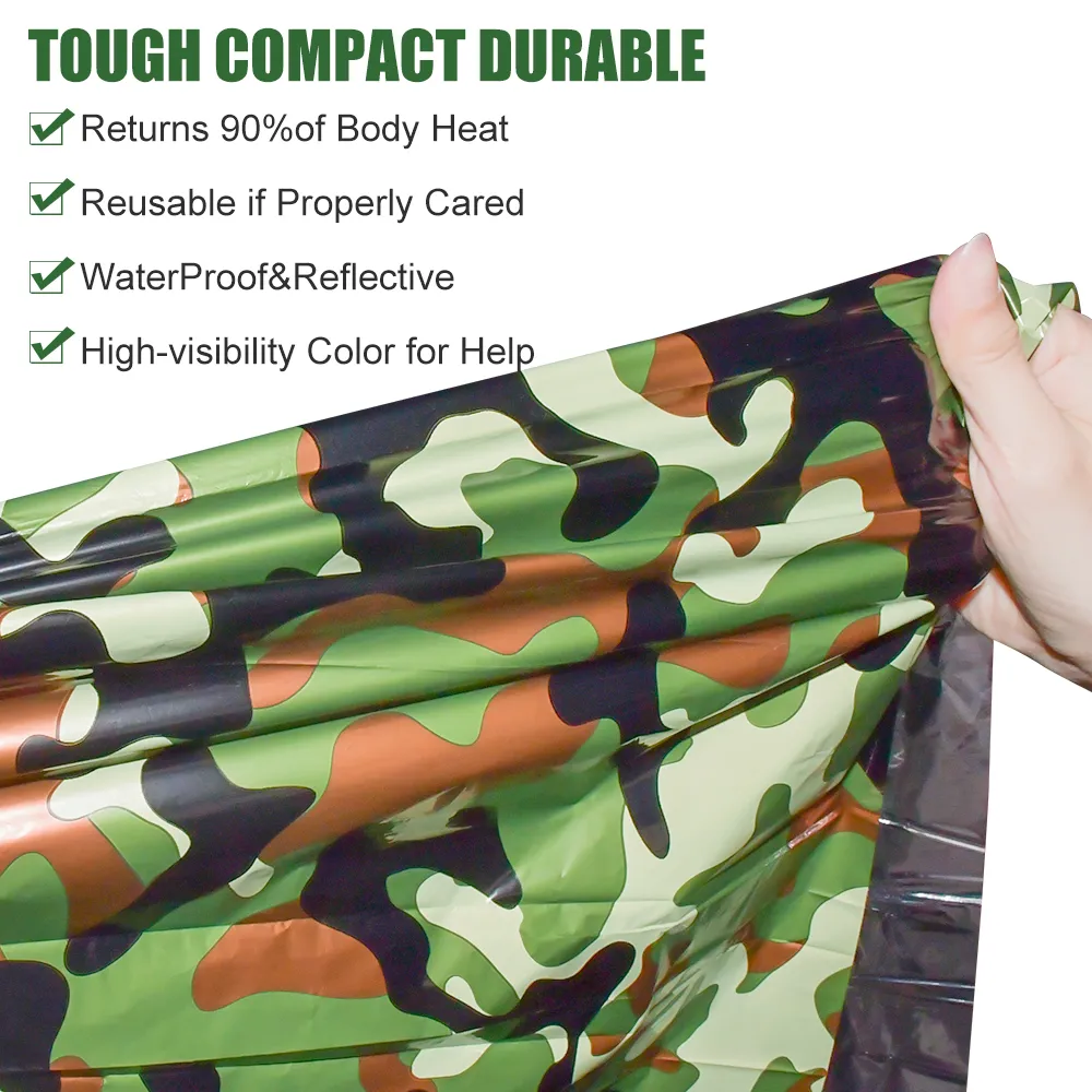 PE Emergency Sleeping Bag Camo - огляд і ціна Outdoor Adventure Kit