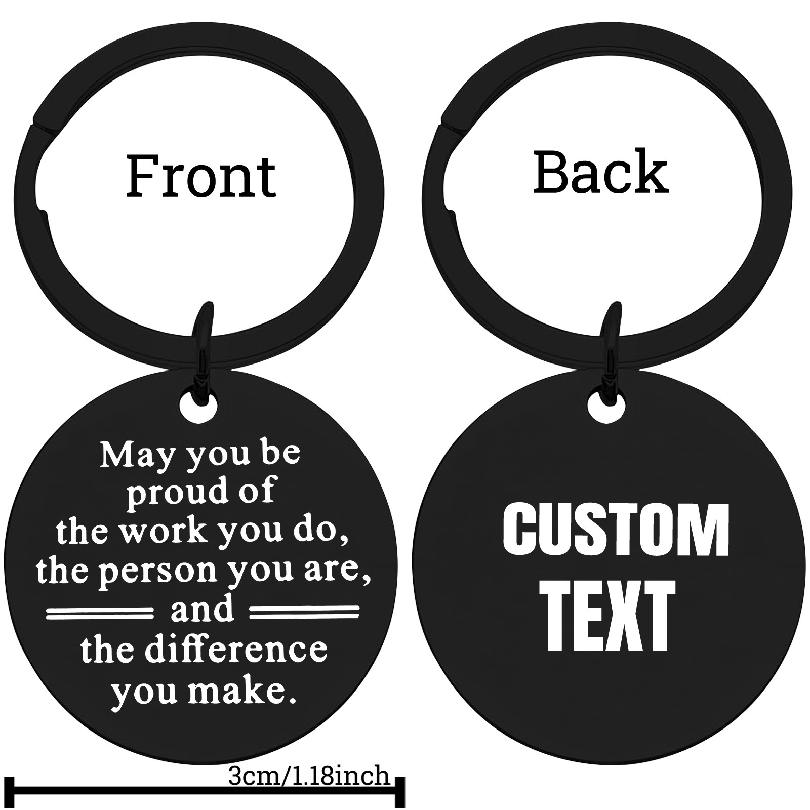 Custom Black Round Keychain, M - огляд і ціна Outdoor Adventure Birthday Party