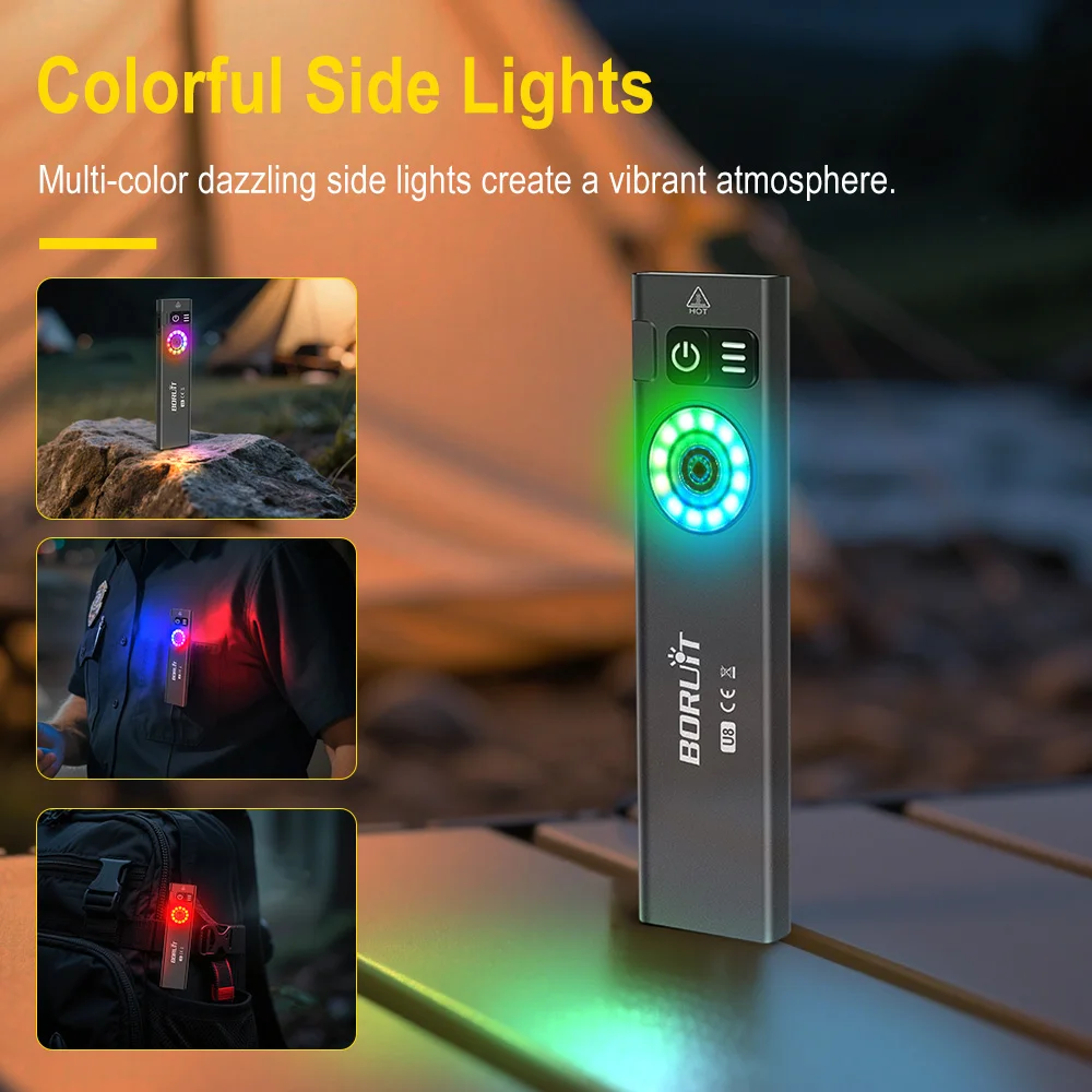 BORUiT U8 650LM EDC LED Flashl - огляд і ціна Outdoor Adventure Camp