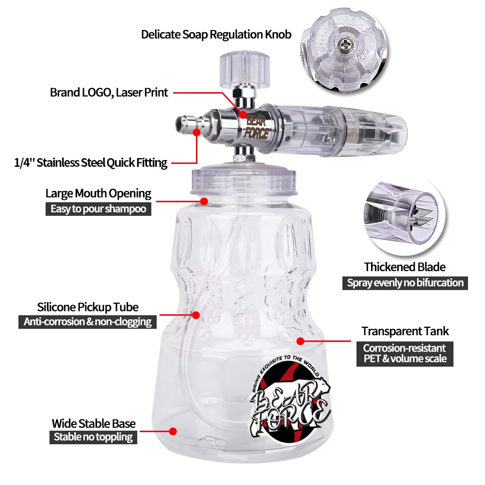 Pressure Washer Aluminum Foam  - огляд і ціна Bear Spray Clip