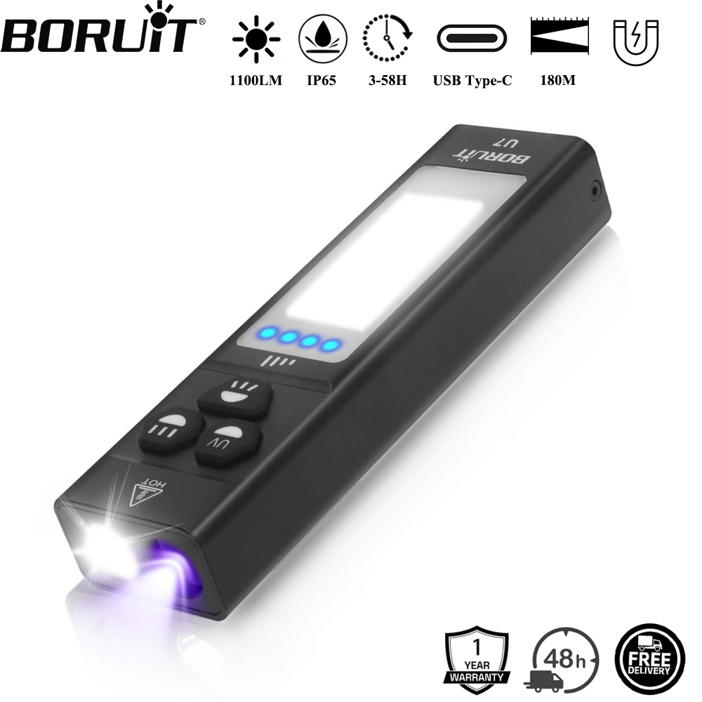 BORUiT U7 UV LED EDC Flashligh - огляд і ціна Outdoor Adventure Camp