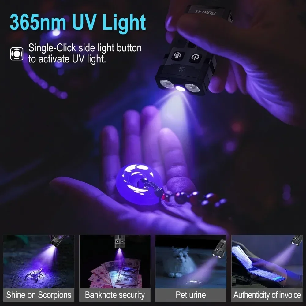 BORUiT EV20 1100LM EDC UV Keyc - огляд і ціна Outdoor Adventure Camp