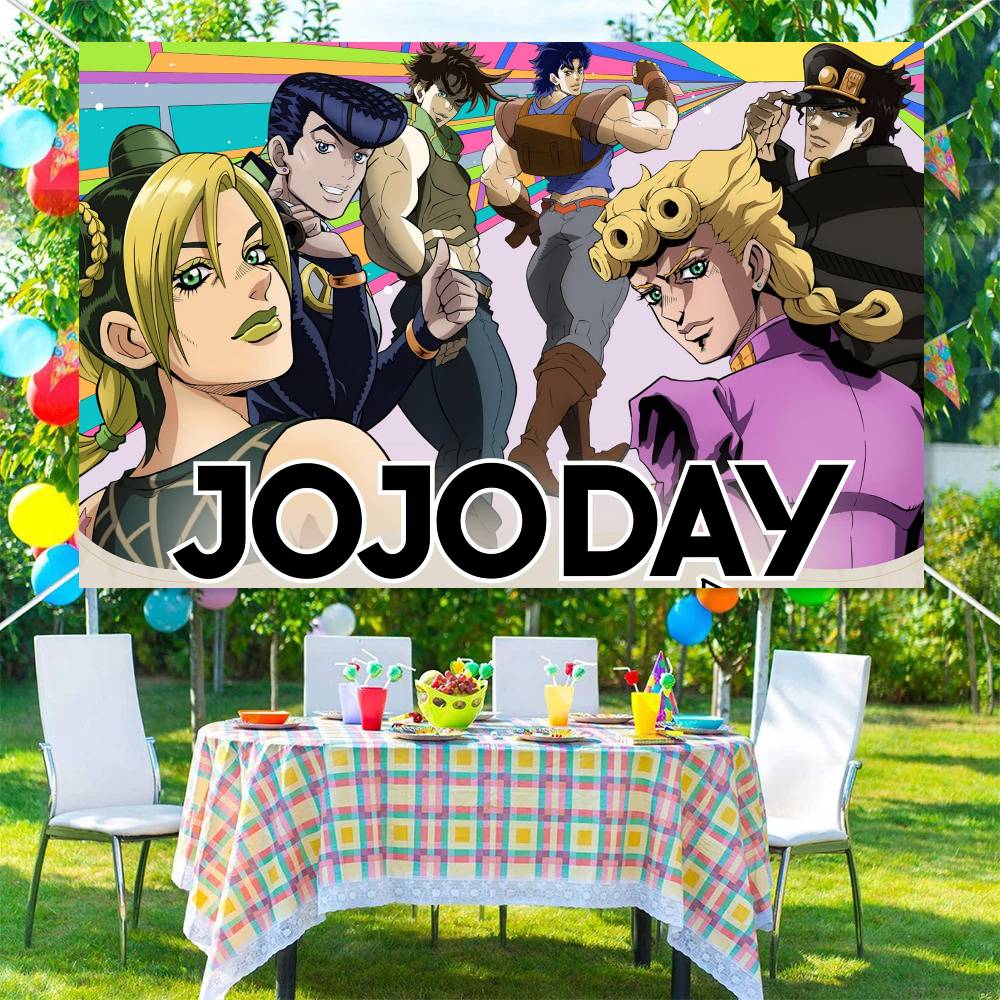 Japanese Anime JoJo S Bizarre  - огляд і ціна Outdoor Adventure Birthday Party