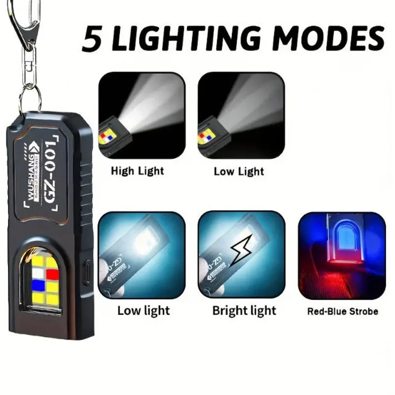 Powerful Mini COB LED Keychain - огляд і ціна Outdoor Adventure Camp