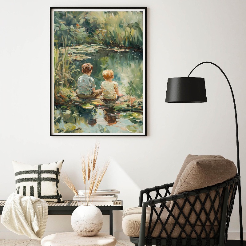 Vintage Boys Room Art Poster B - огляд і ціна Outdoor Adventure For Kids