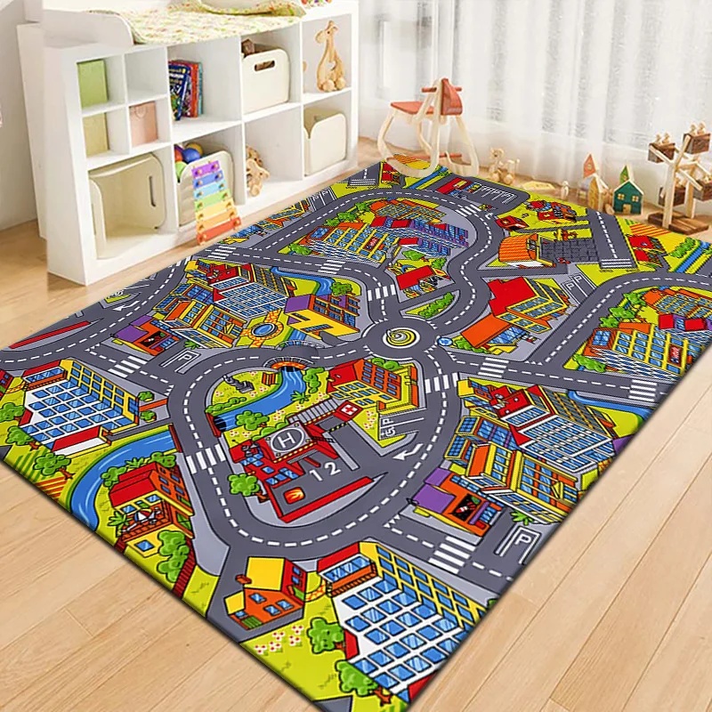 Colorful Kids City Map Play Ma - огляд і ціна Outdoor Adventure For Kids