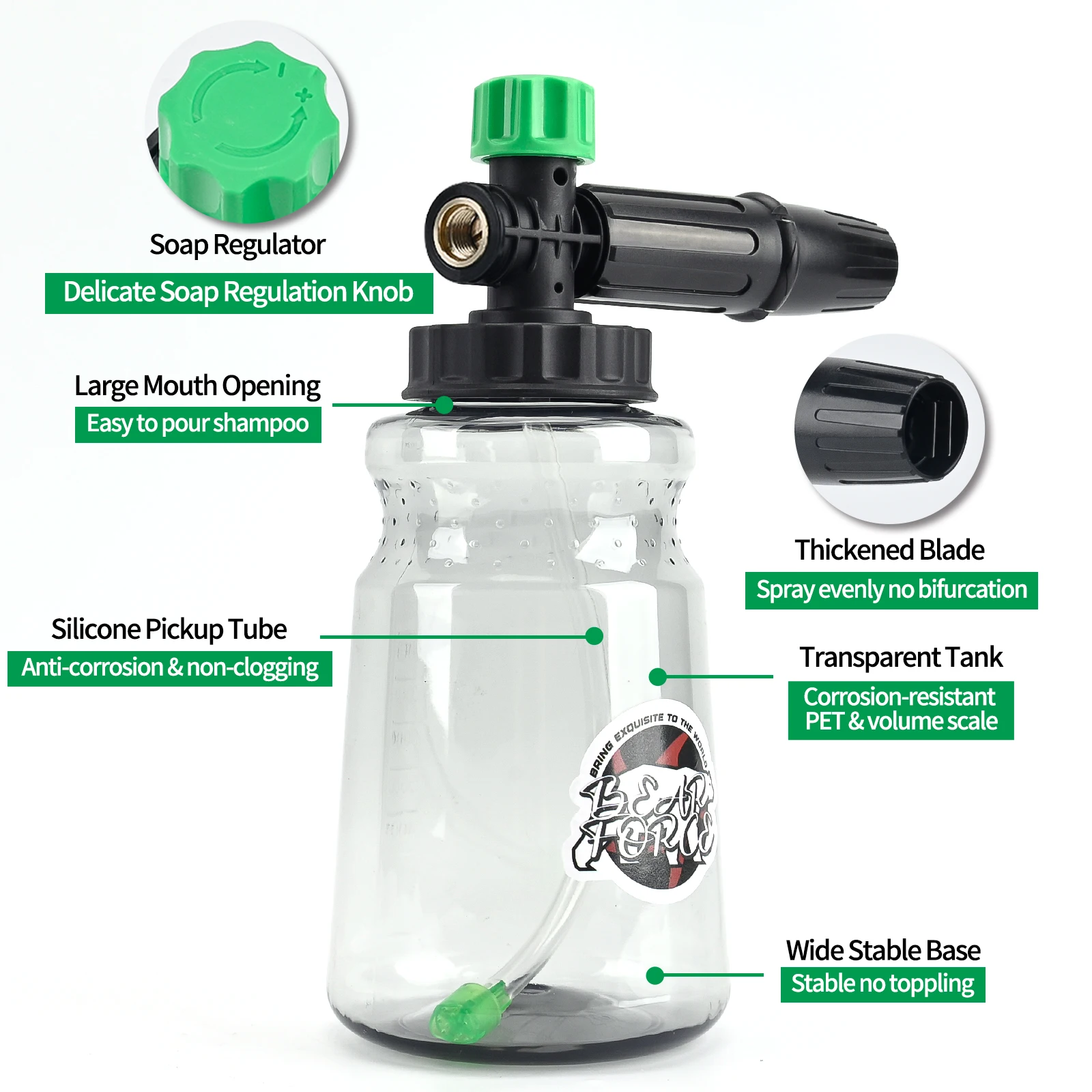 Pressure Washer Foam Lance Foa - огляд і ціна Bear Spray Clip
