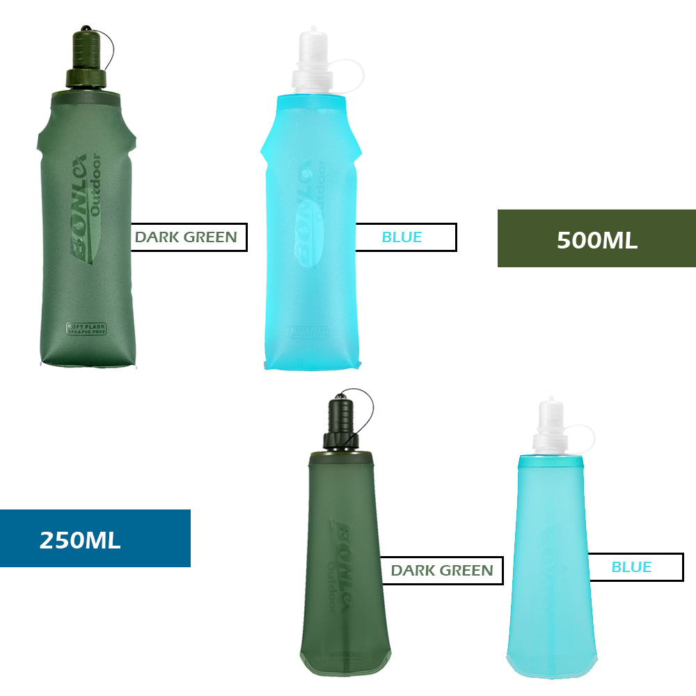 250ml 500ml Foldable Water Bag - огляд і ціна Outdoor Adventure Kit