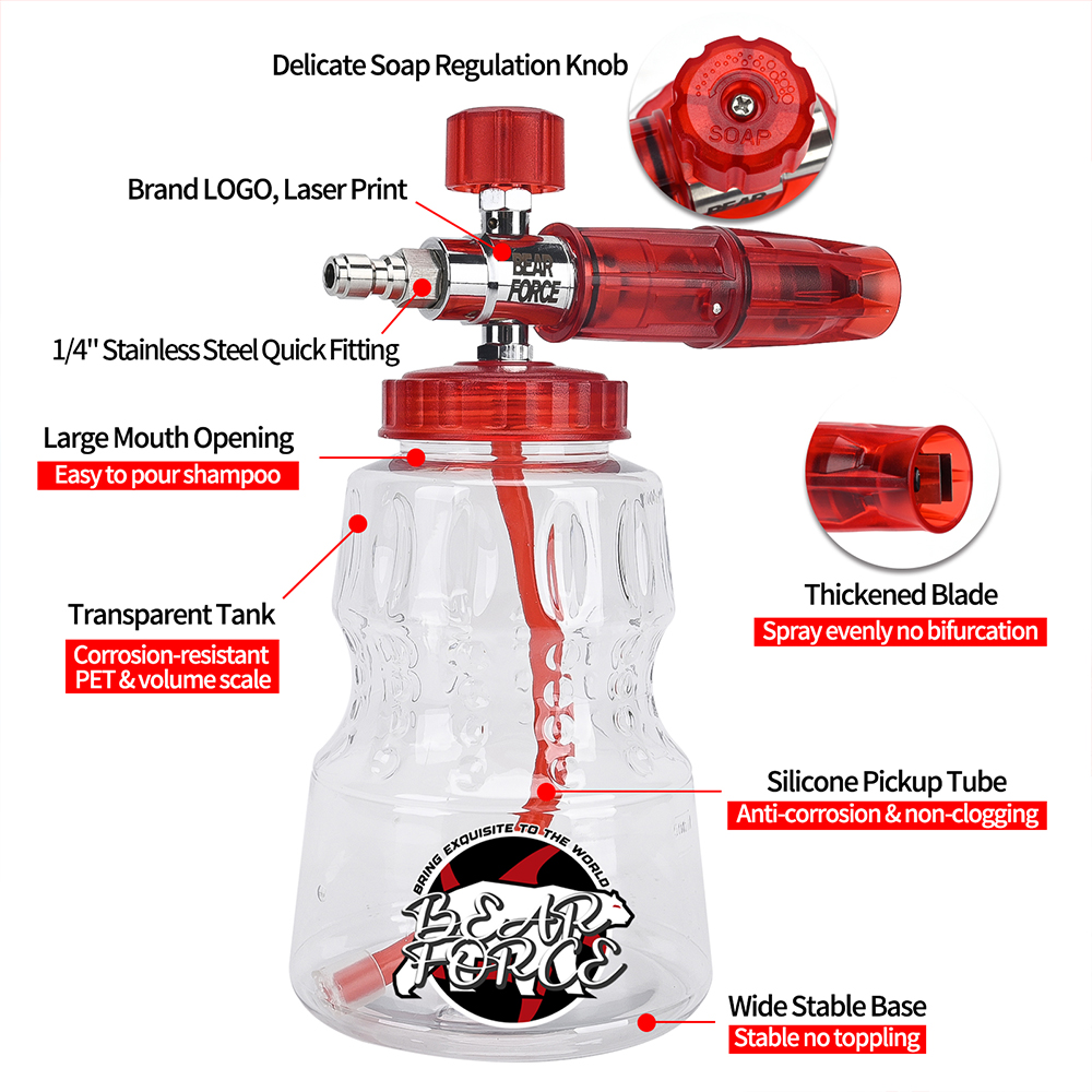 Pressure Washer Aluminum Foam  - огляд і ціна Bear Spray Clip