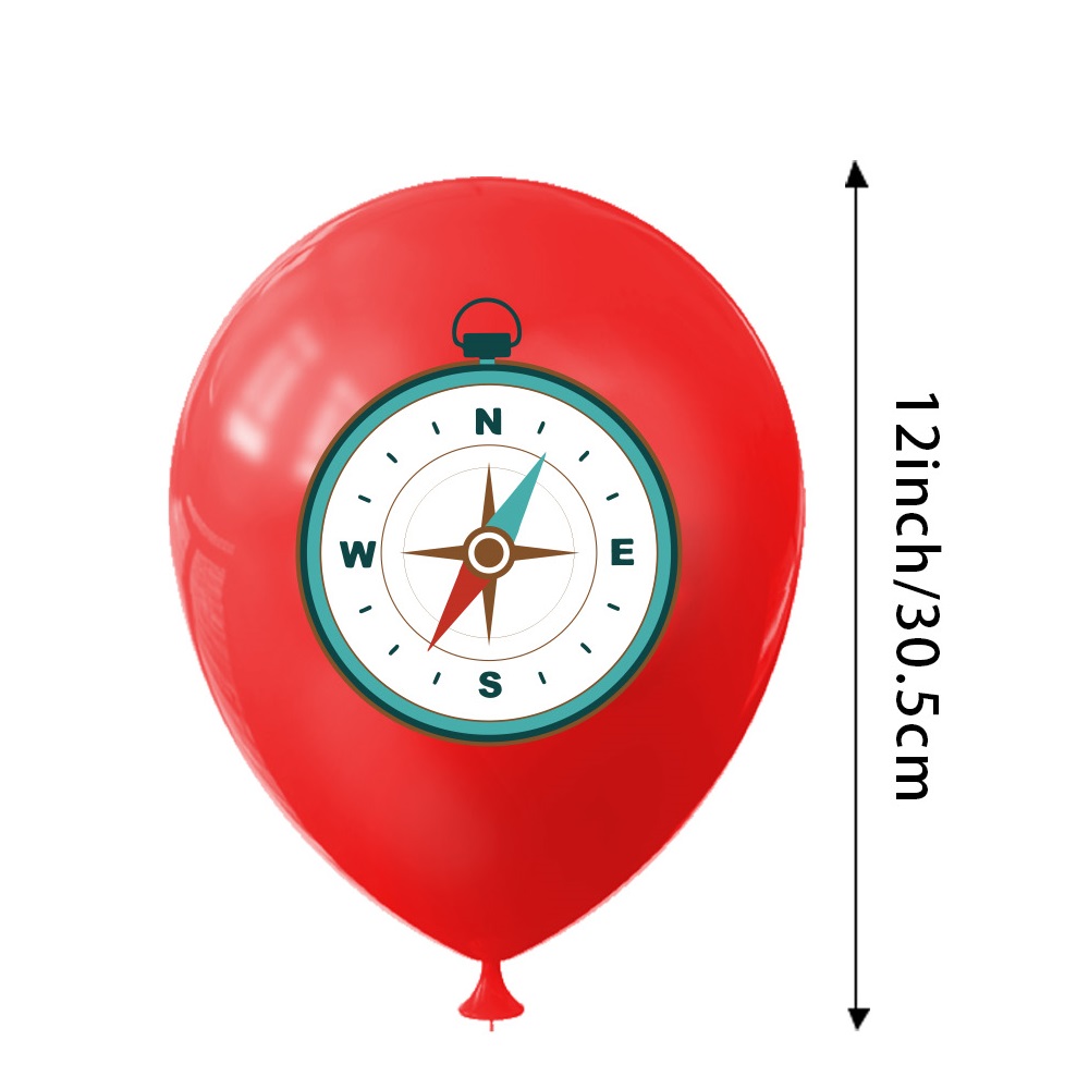 9pcs Happy Camping Balloon, Ou - огляд і ціна Outdoor Adventure Birthday Party