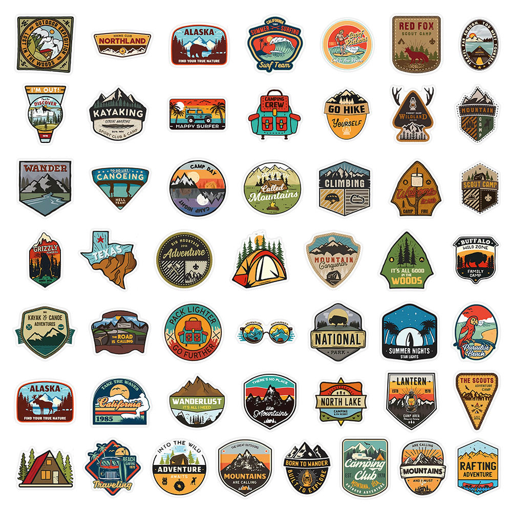 50 Sheets Vintage Outdoor Adve - огляд і ціна Outdoor Adventure Store