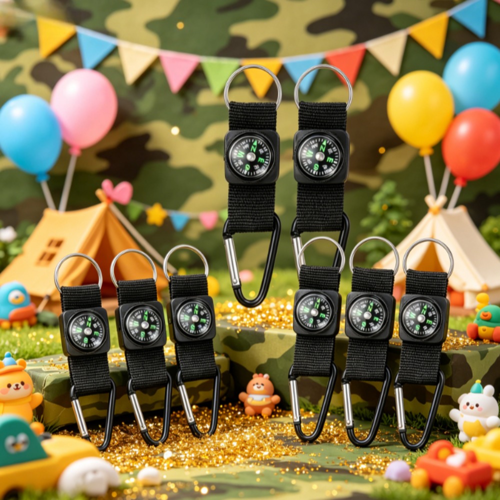 6 Pcs Compass for Bulk Belt Cl - огляд і ціна Outdoor Adventure Birthday Party