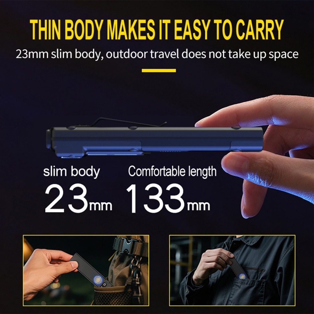 Ultra-Thin EDC Rechargeable LE - огляд і ціна Outdoor Adventure Camp
