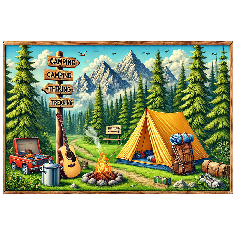 1 camping and outdoor adventur - огляд і ціна Outdoor Adventure Birthday Party