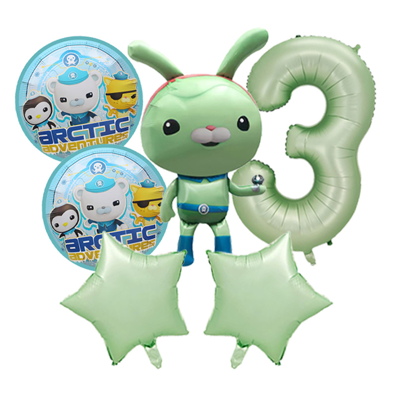 Octonauts Foil Balloons Set Se - огляд і ціна Outdoor Adventure Birthday Party