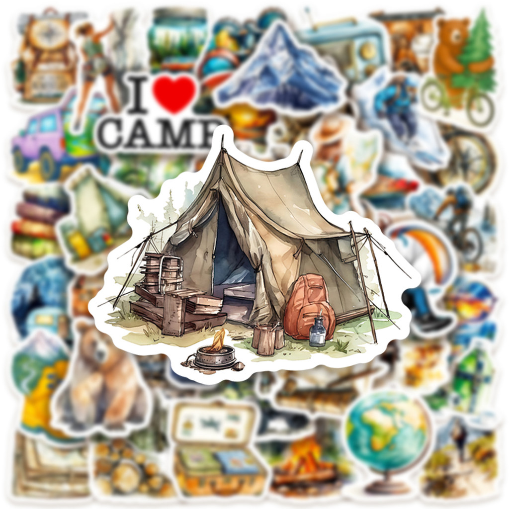 50PCS Outdoor Watercolor Campi - огляд і ціна Outdoor Adventure Store